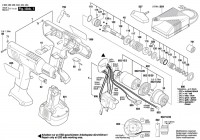 Bosch 0 602 490 464 Exact 7 Cordless Screw Driver Spare Parts